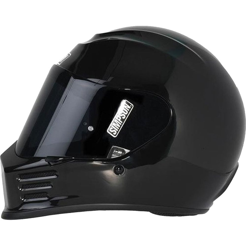 Simpson Speed Solid ECE 22.06 Full Face Helmet Black  - FREE UK Shipping, FREE 365 Day Returns | Moto Central