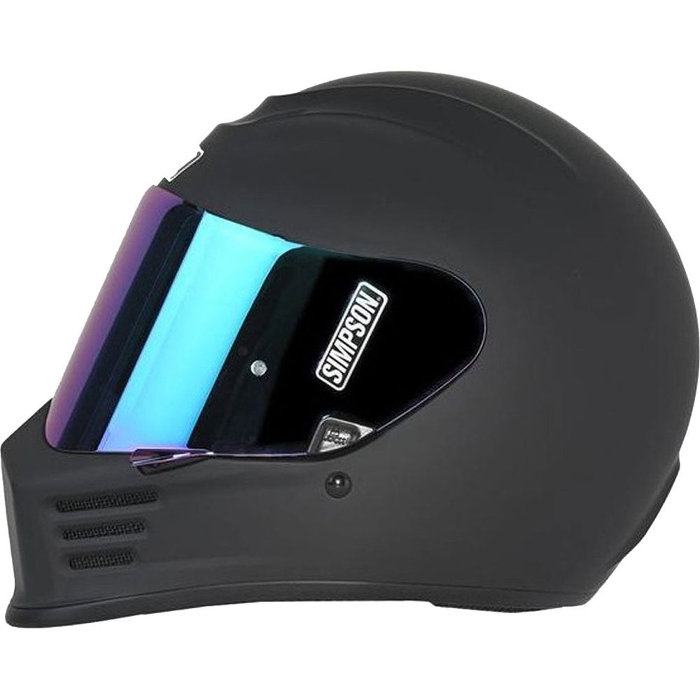 Simpson Speed Solid ECE 22.06 Full Face Helmet Matt Black  - FREE UK Shipping, FREE 365 Day Returns | Moto Central