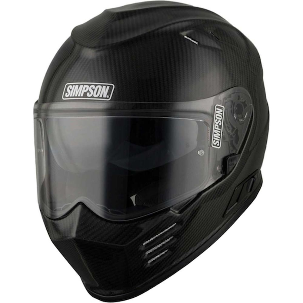 Simpson Venom Full Face Helmet Carbon  - FREE UK Shipping, FREE 365 Day Returns | Moto Central