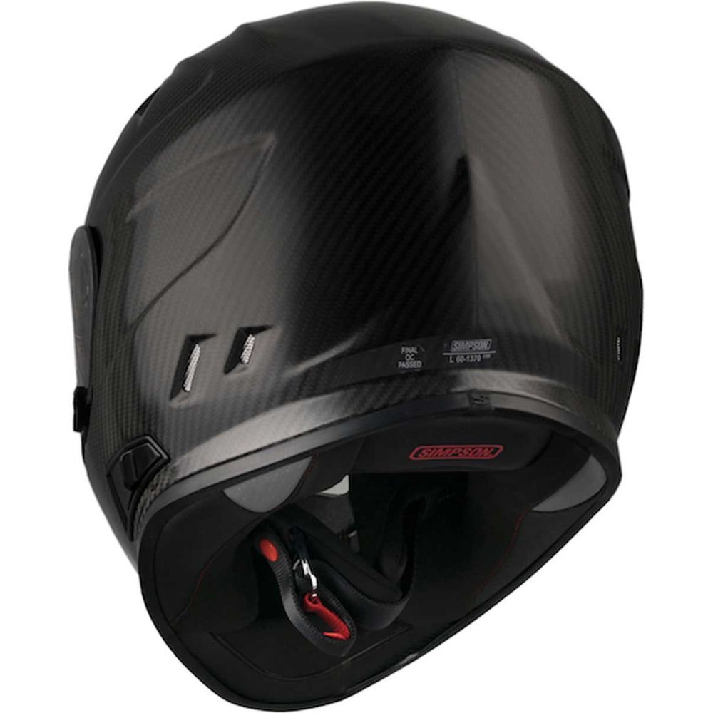 Simpson Venom Full Face Helmet Carbon  - FREE UK Shipping, FREE 365 Day Returns | Moto Central