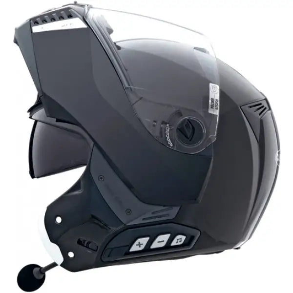 Caberg Sintesi Plain Flip-Up Helmet Metal Black