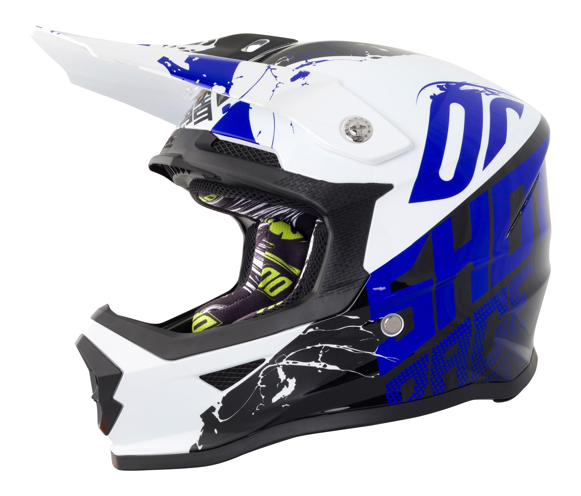 Shot Furious Youth MX Helmet Venom Black / Blue