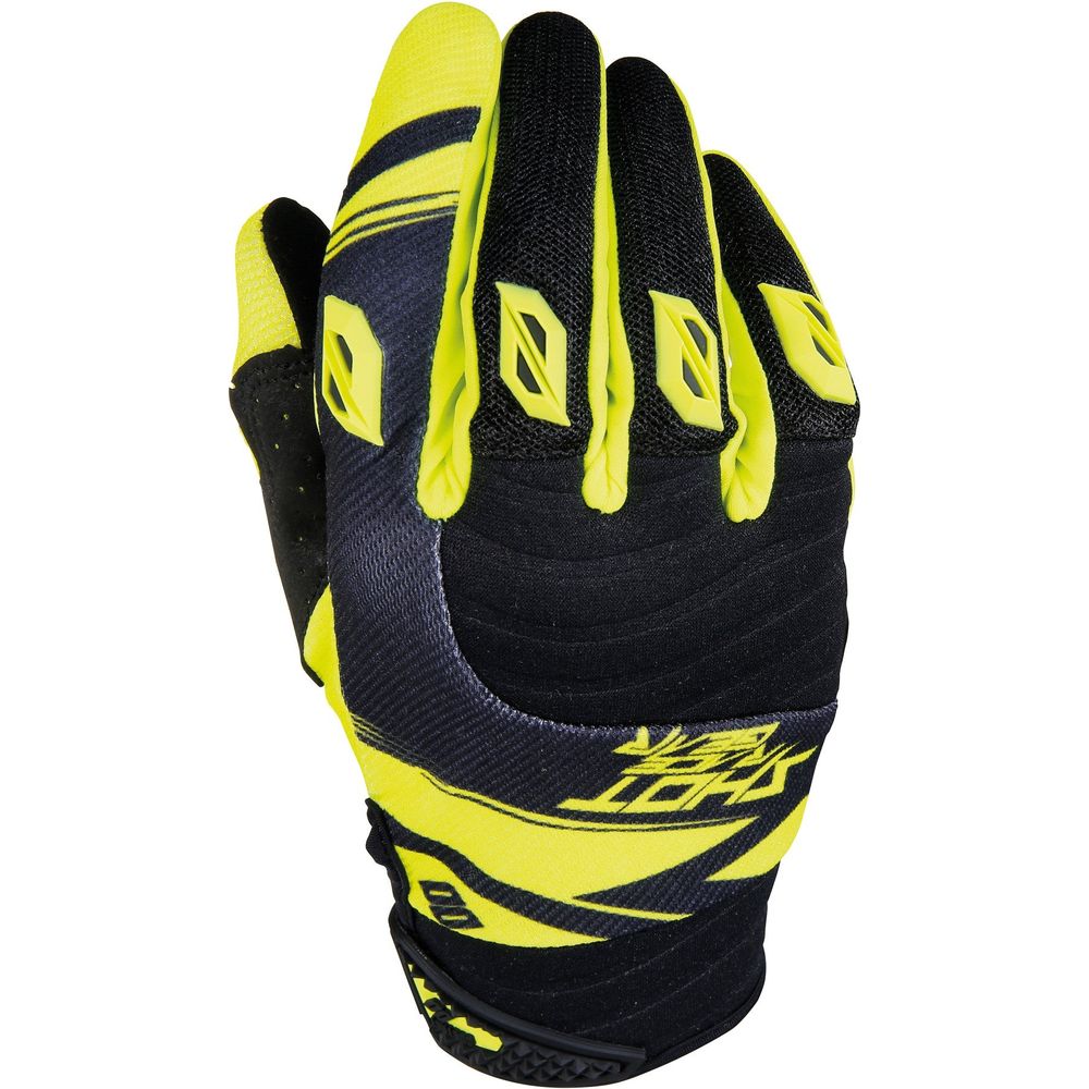 Shot Contact Claw Gloves Neon Yellow