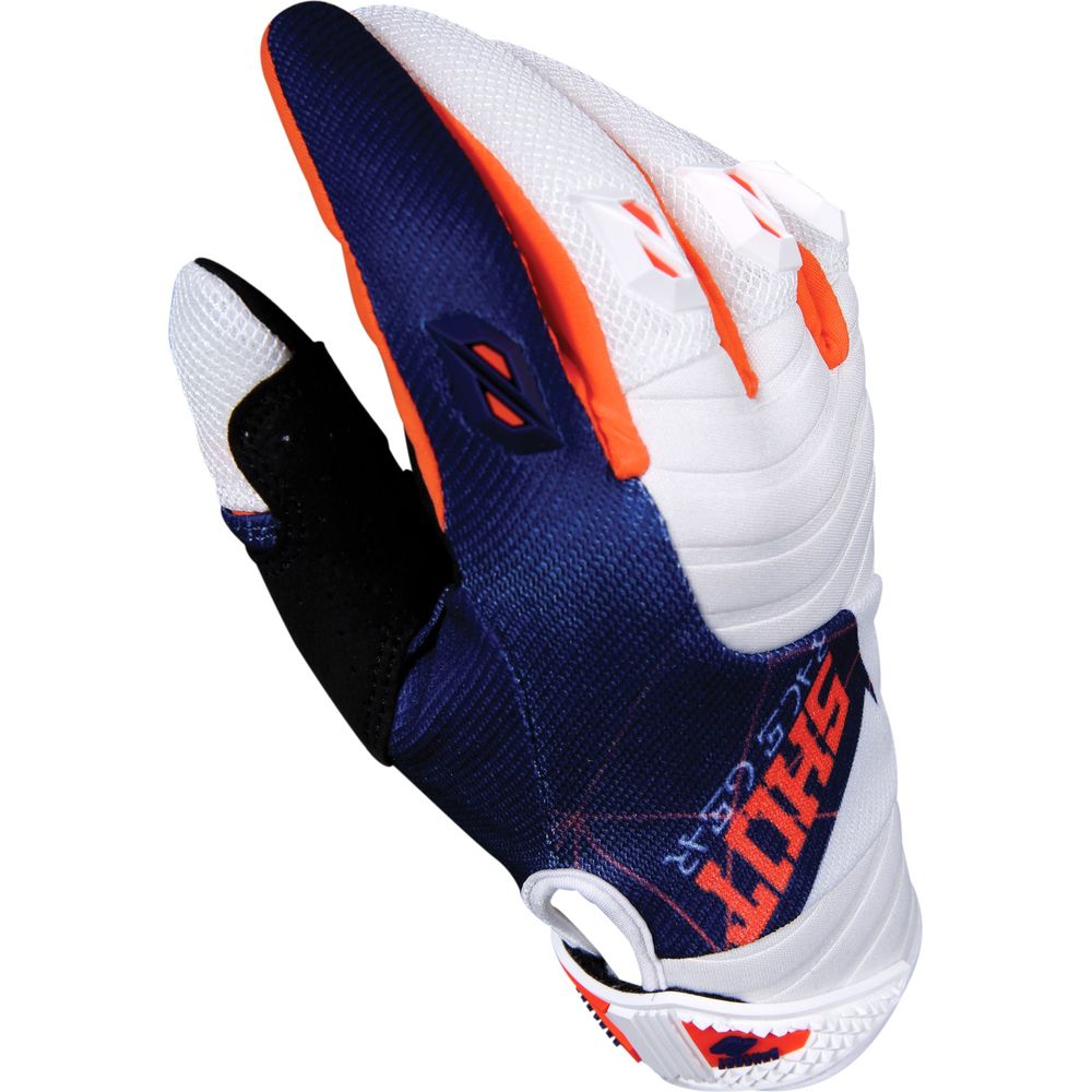 Shot Contact Gloves Infinite Blue / Neon Orange