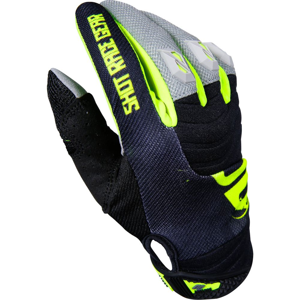 Shot Contact Gloves Venom Grey / Black