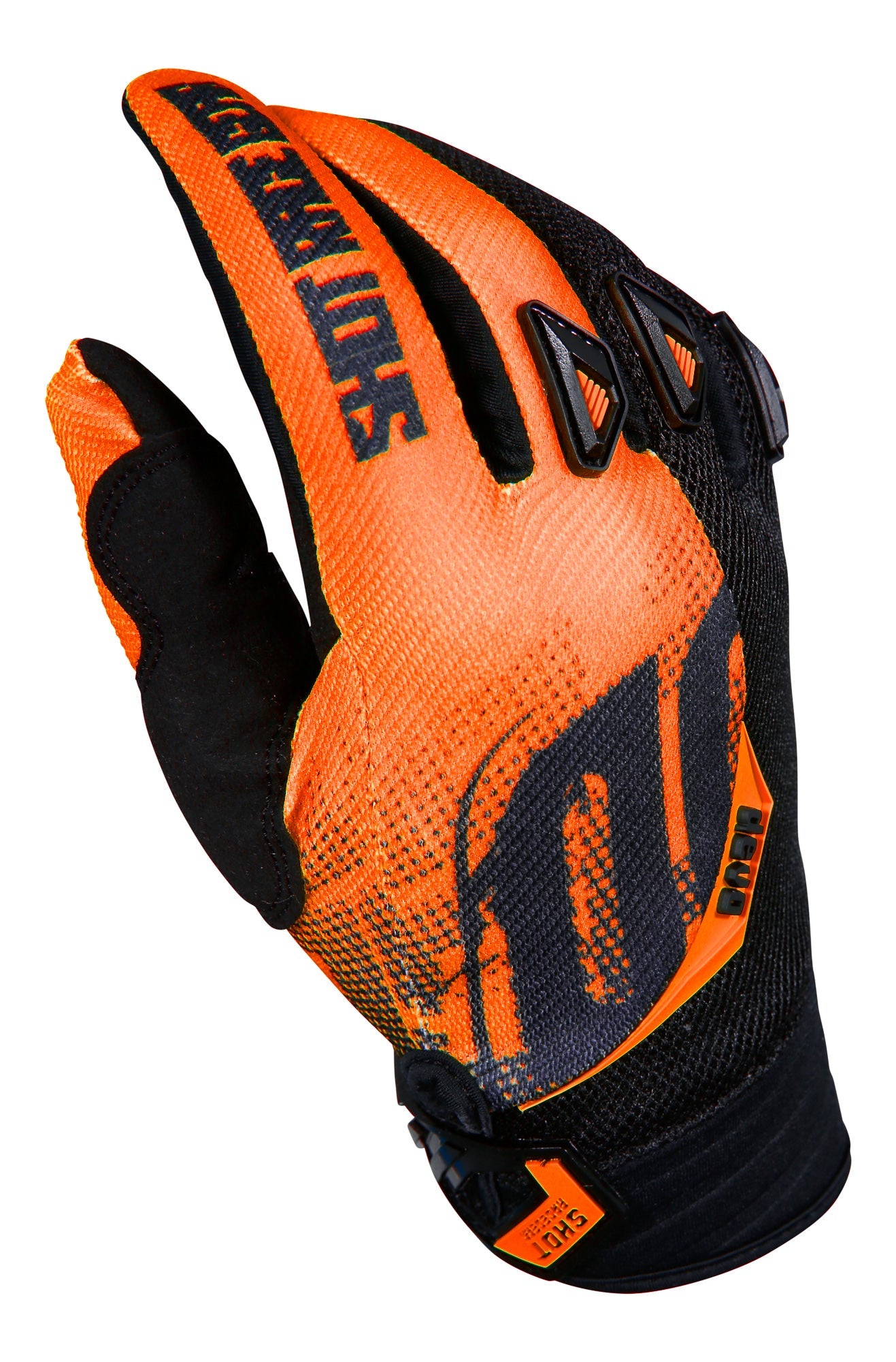 Shot Devo Venom Kids Gloves Neon Orange