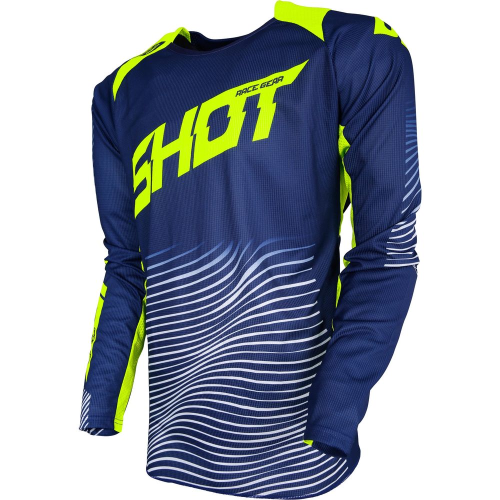 Shot Aerolite Optica MX Jersey Yellow