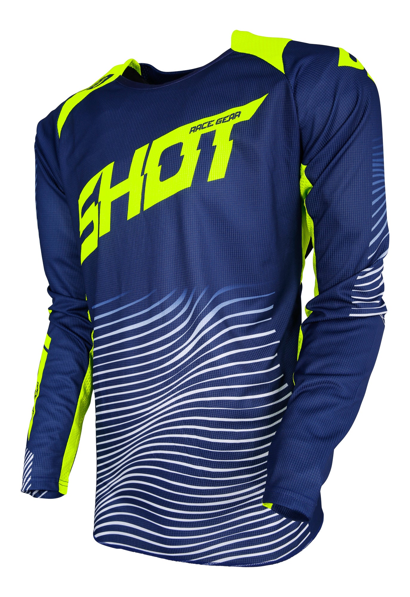 Shot Aerolite Optica MX Jersey Yellow  - FREE UK Delivery - Moto Central