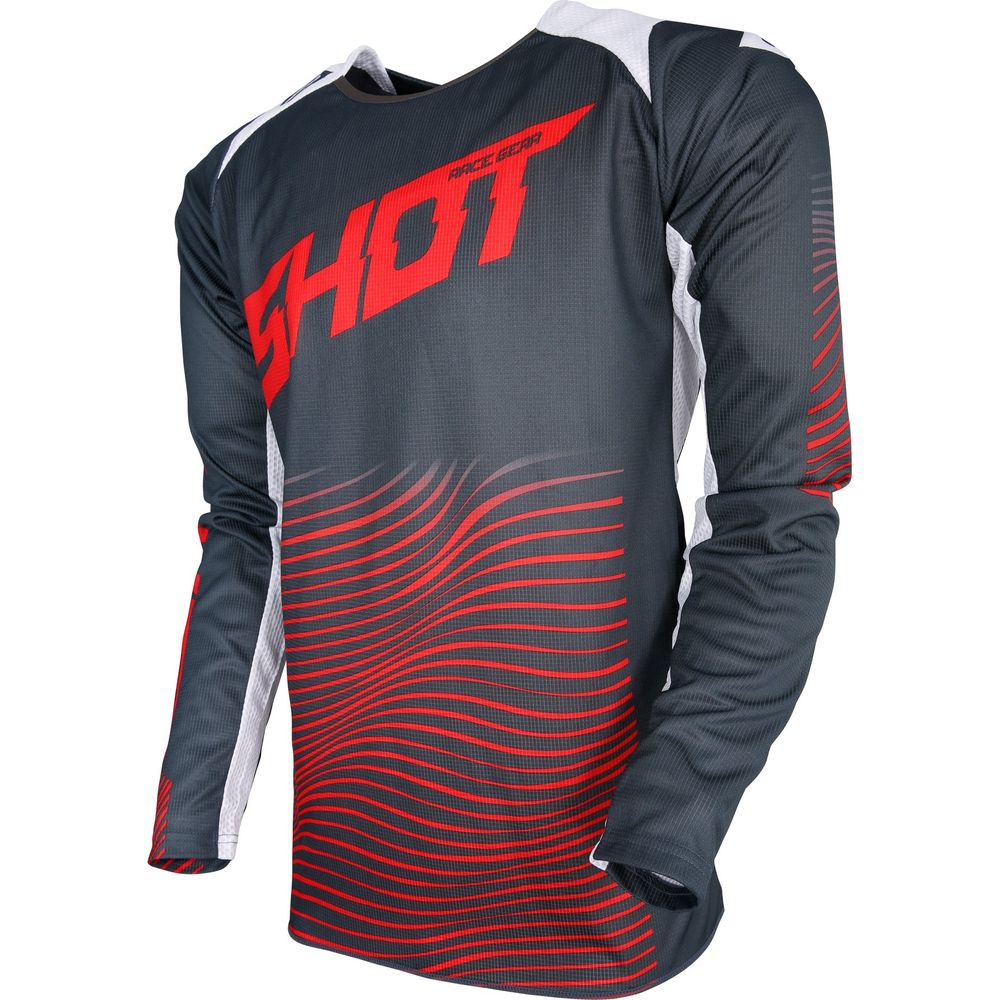 Shot Aerolite Optica MX Jersey Red