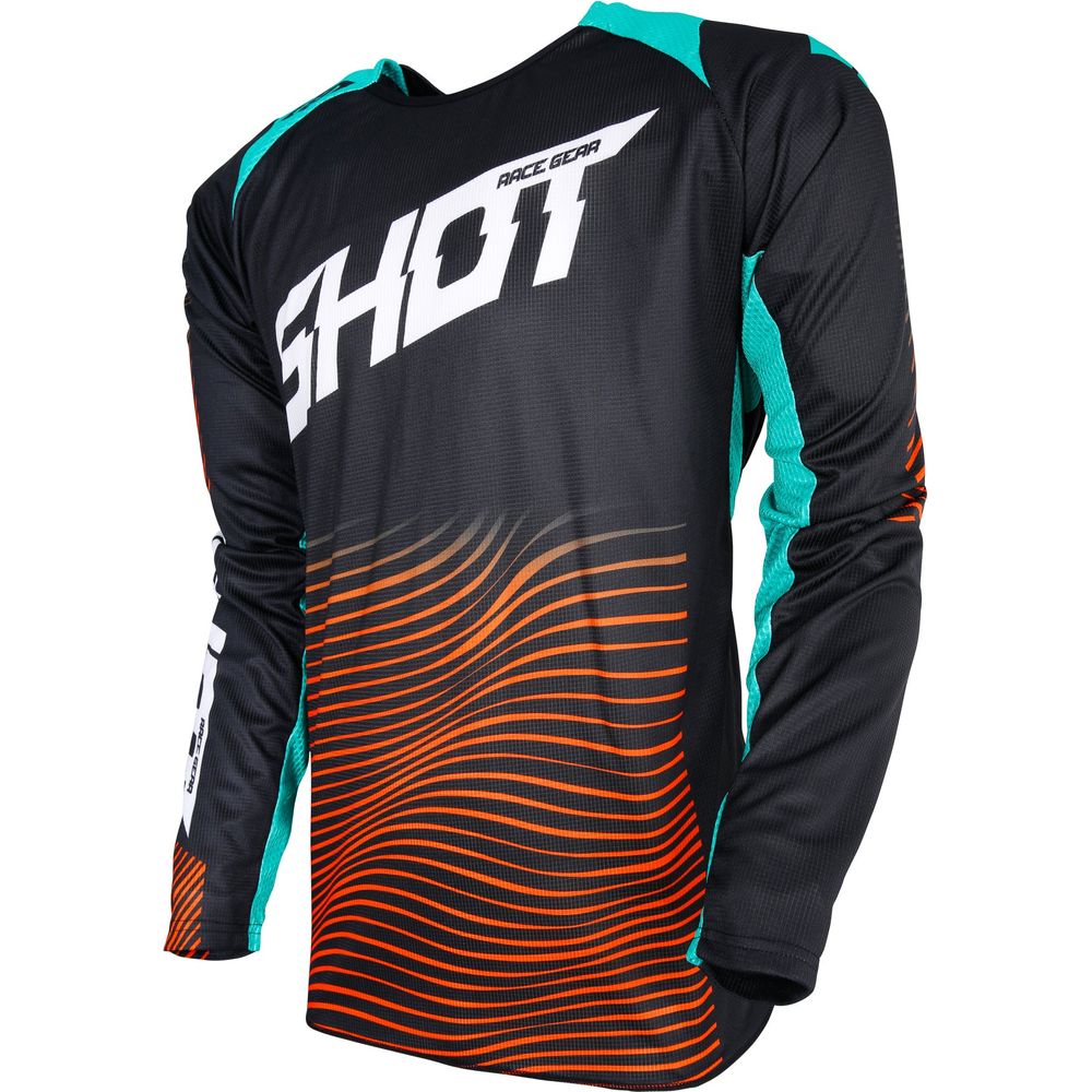 Shot Aerolite Optica MX Jersey Orange