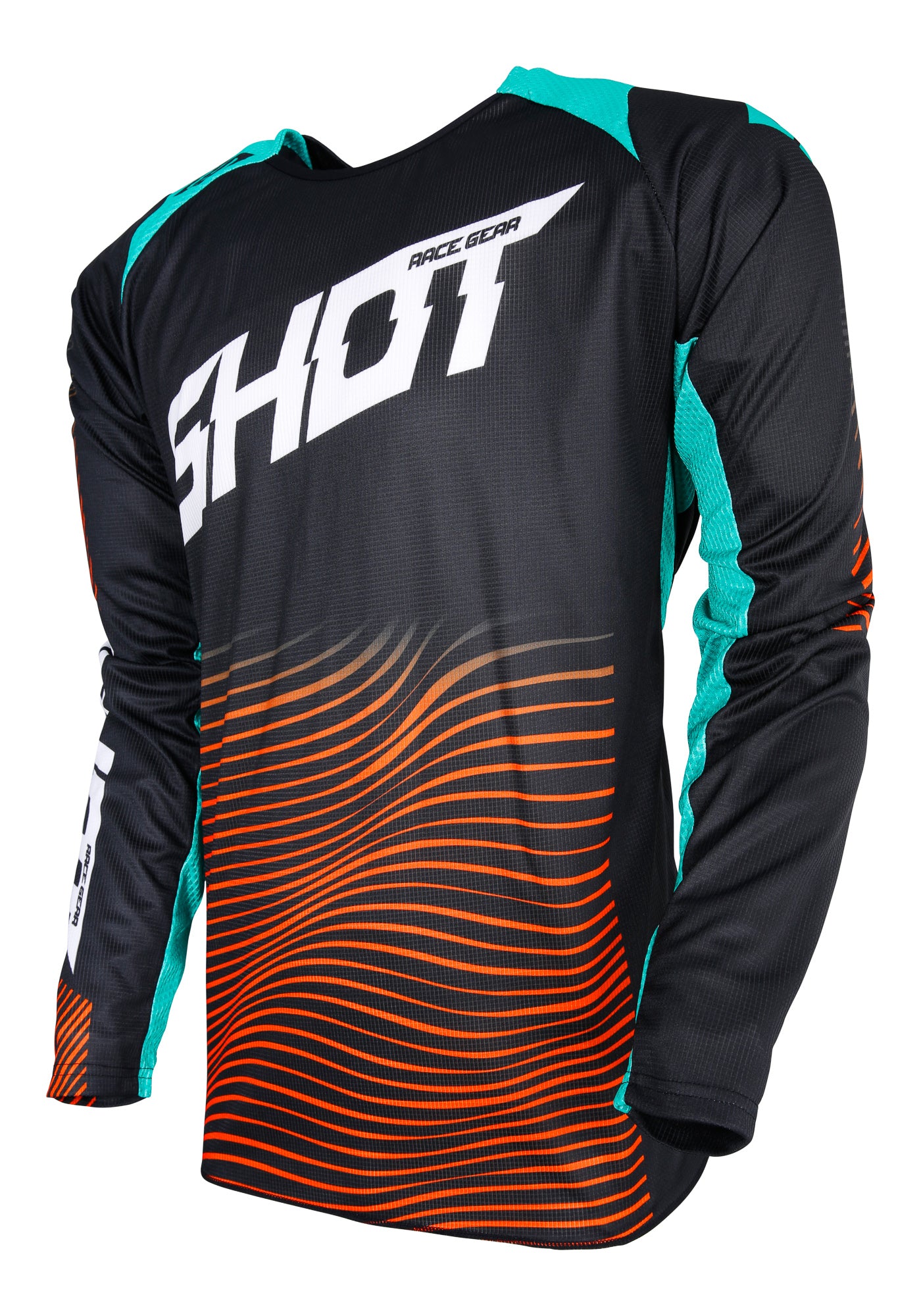 Shot Aerolite Optica MX Jersey Orange  - FREE UK Delivery - Moto Central