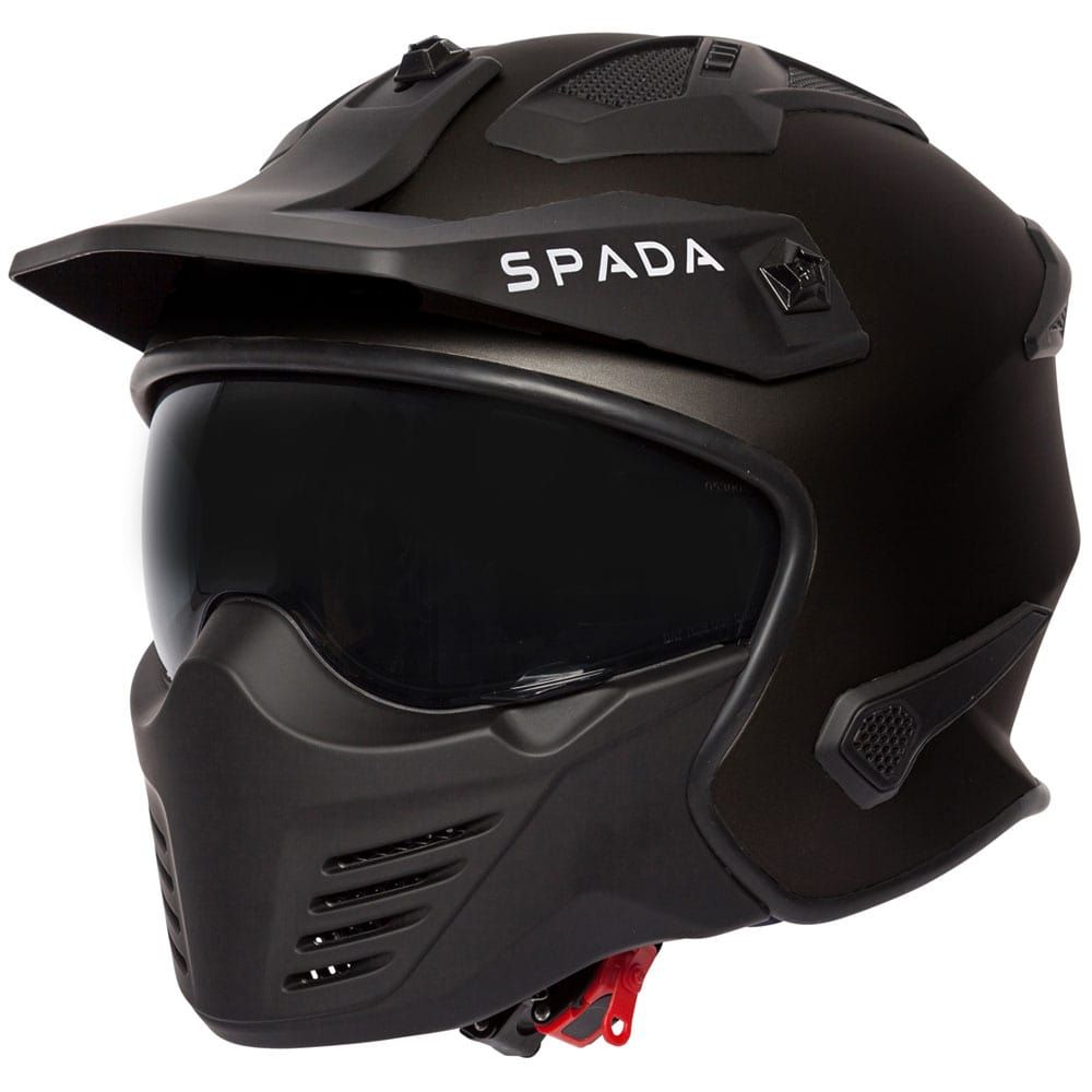 Spada Storm 06 Open Face Helmet Matt Black