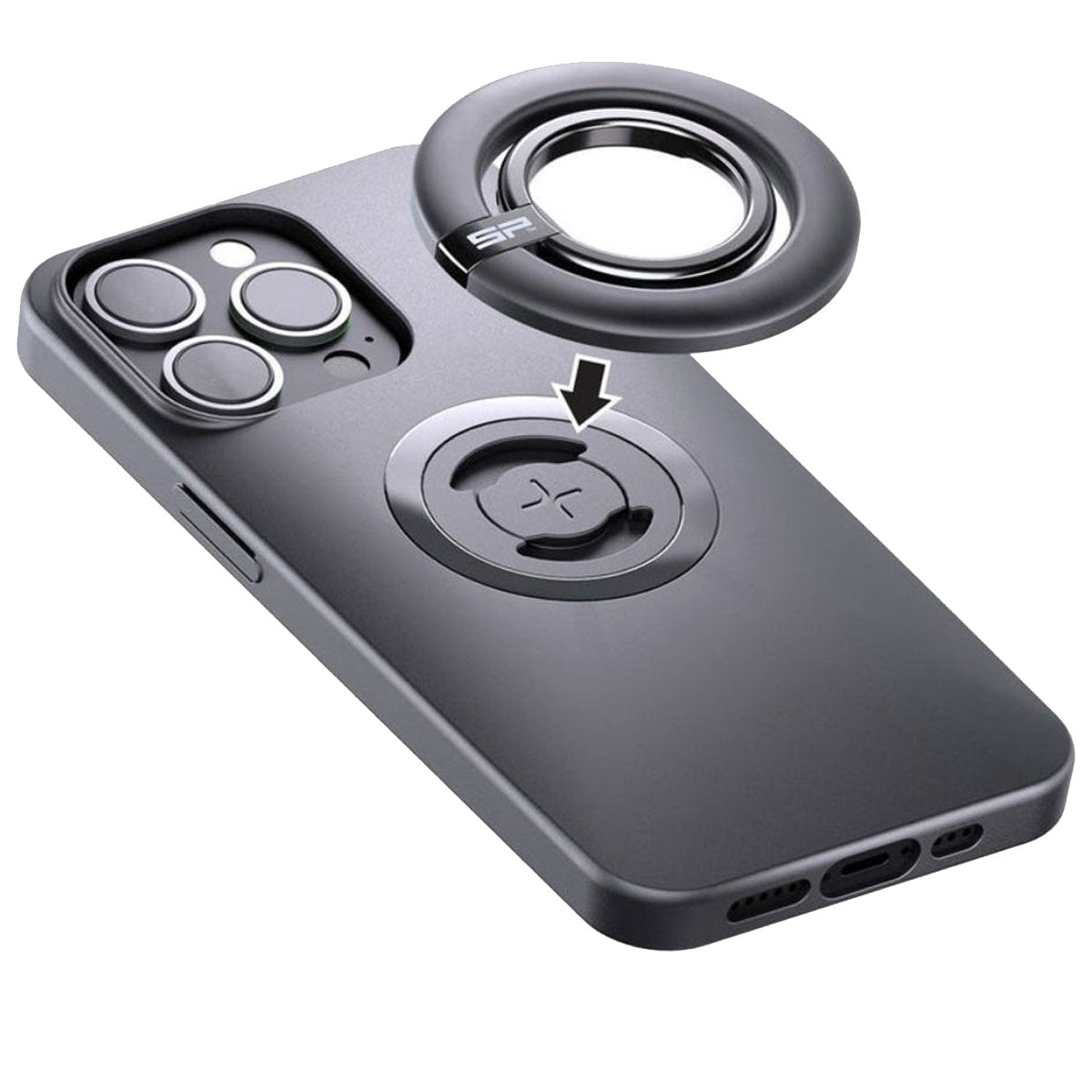 SP Connect Magnetic Ring Mount Black For SPC+ Phone Cases - FREE UK Shipping, FREE 365 Day Returns | Moto Central