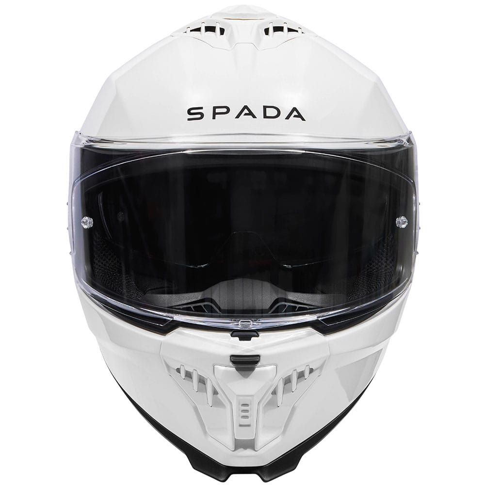 Spada SP18 Full Face Helmet White - FREE UK Shipping, FREE 365 Day Returns | Moto Central