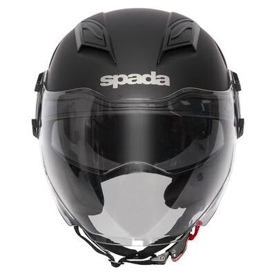 Spada Lycan Open Face Helmet Matt Black  - FREE UK Delivery - Moto Central