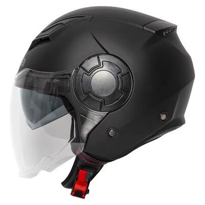 Spada Lycan Open Face Helmet Matt Black  - FREE UK Delivery - Moto Central