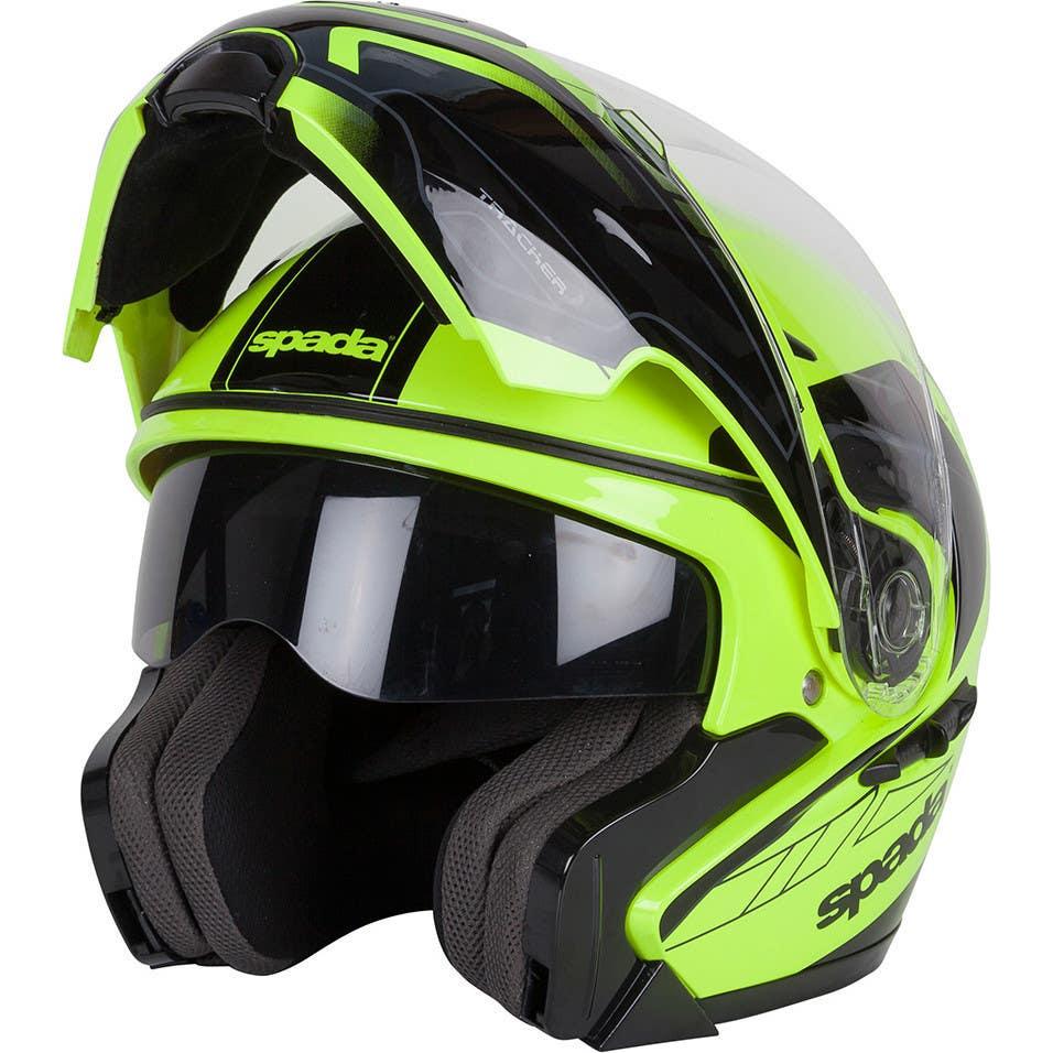 Spada Reveal Tracker Flip-Up Helmet Black / Fluo Yellow