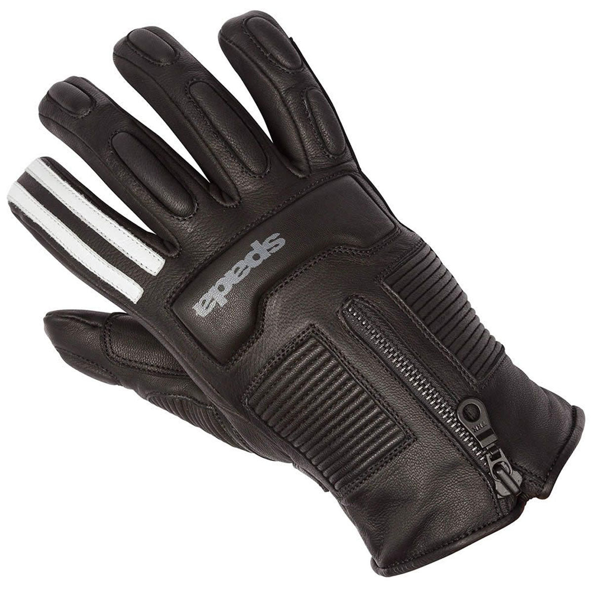 Spada Rigger Ladies Waterproof Leather Gloves Mono Black