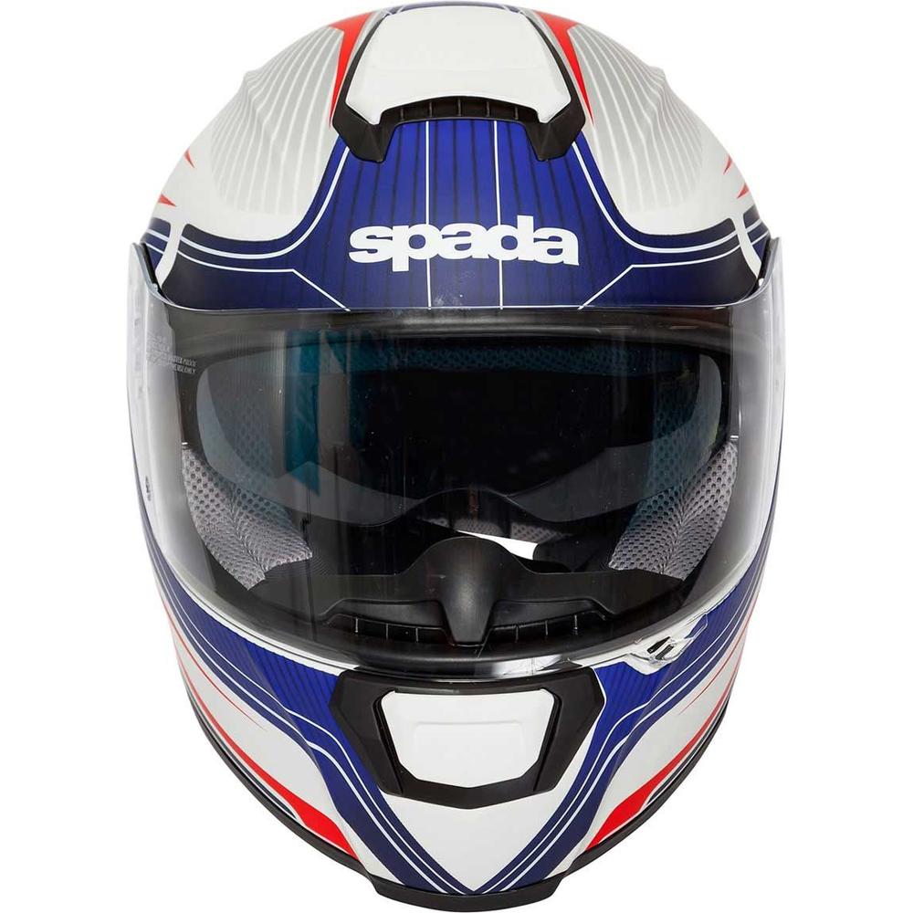 Spada SP16 Monarch Full Face Helmet White / Red / Blue