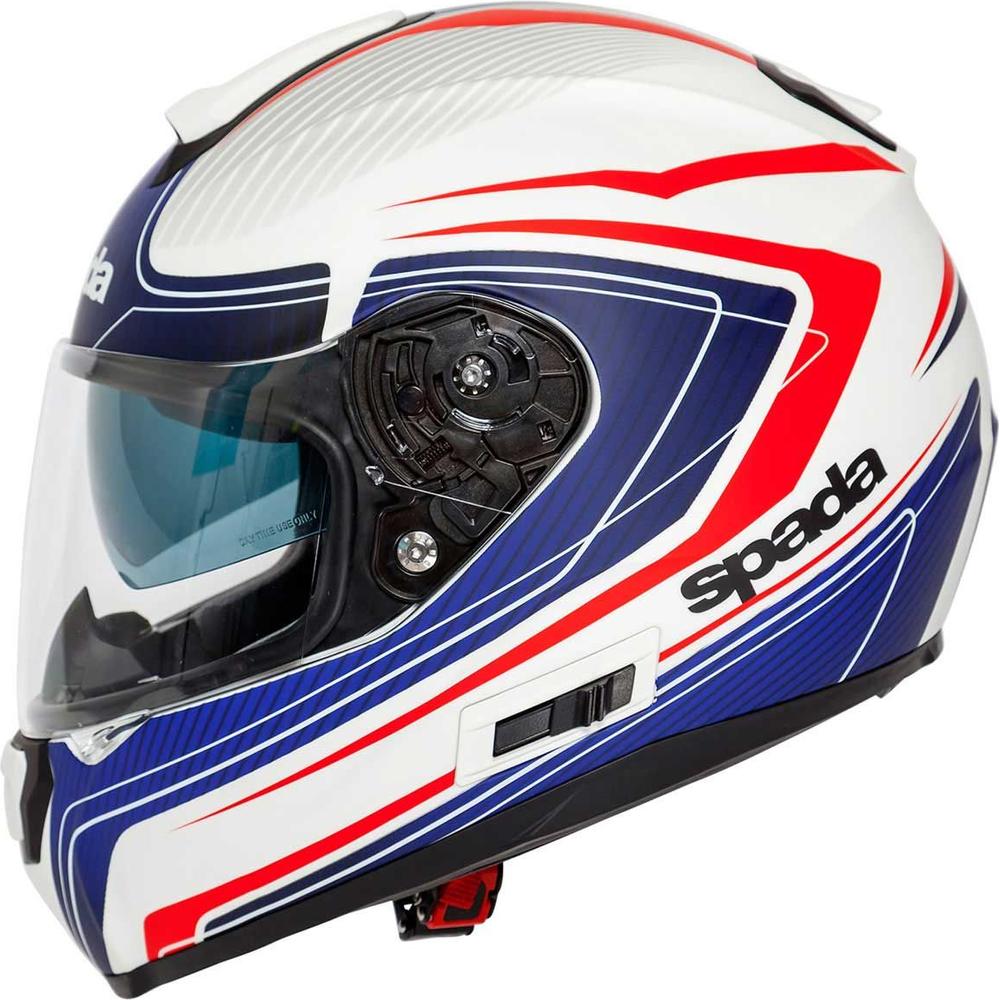 Spada SP16 Monarch Full Face Helmet White / Red / Blue