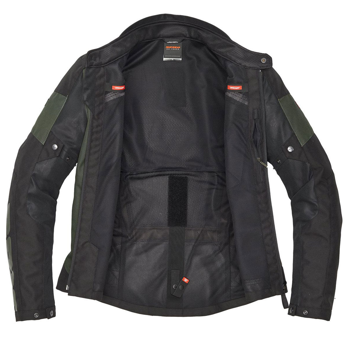 Spidi Breezy Net H2Out CE Textile Jacket Black / Green  - FREE UK Shipping, FREE 365 Day Returns | Moto Central