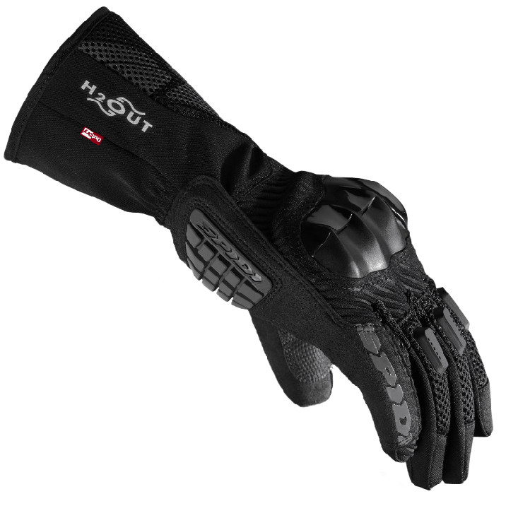 Spidi Rainshield H2OUT Waterproof Textile Gloves Black