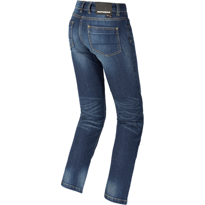 Spidi J-Tracker CE Ladies Long Denim Trouser Dark Used Blue