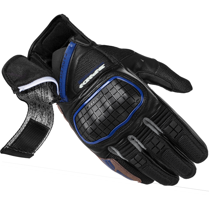 Spidi X-Force CE Textile Gloves Blue