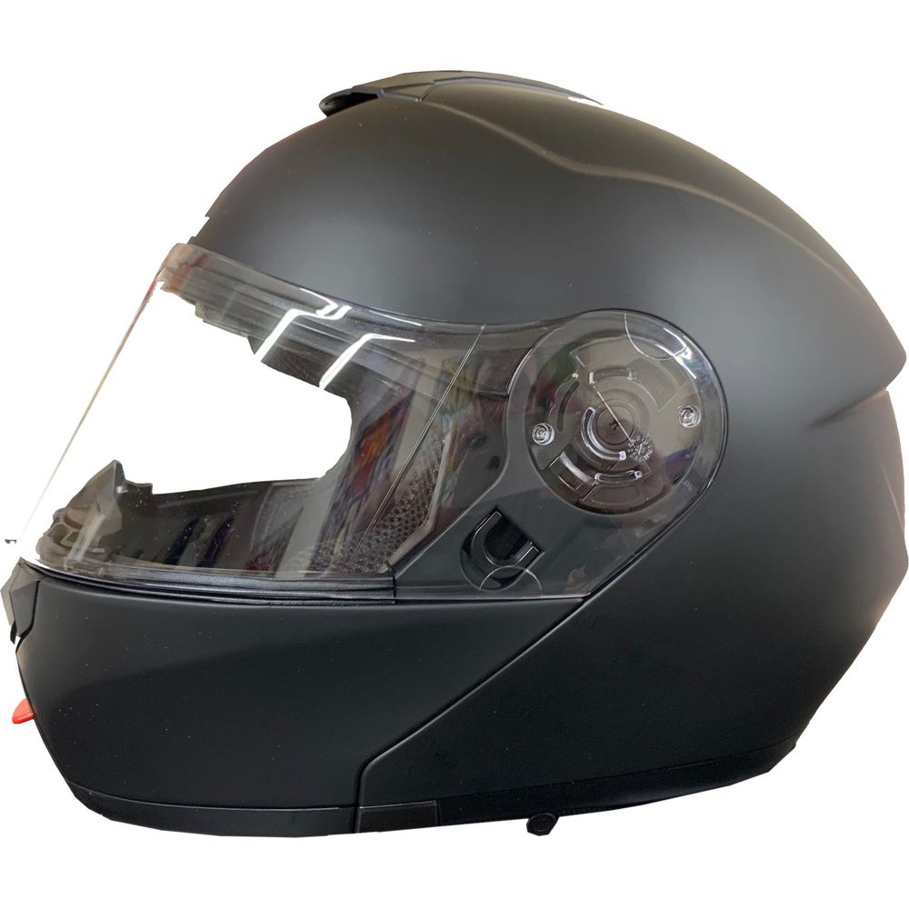 Stealth V159 Flip-Up Helmet Plain Matt Black