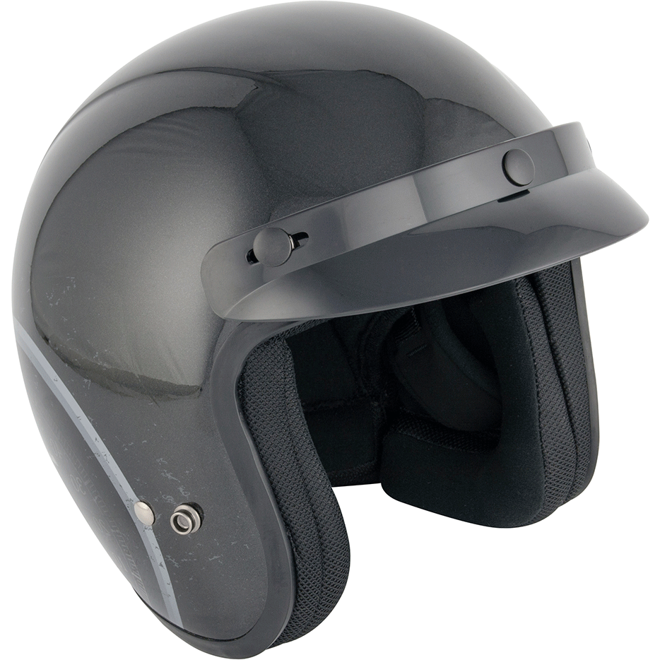 Stealth HD320 Speedo Open Face Helmet Black