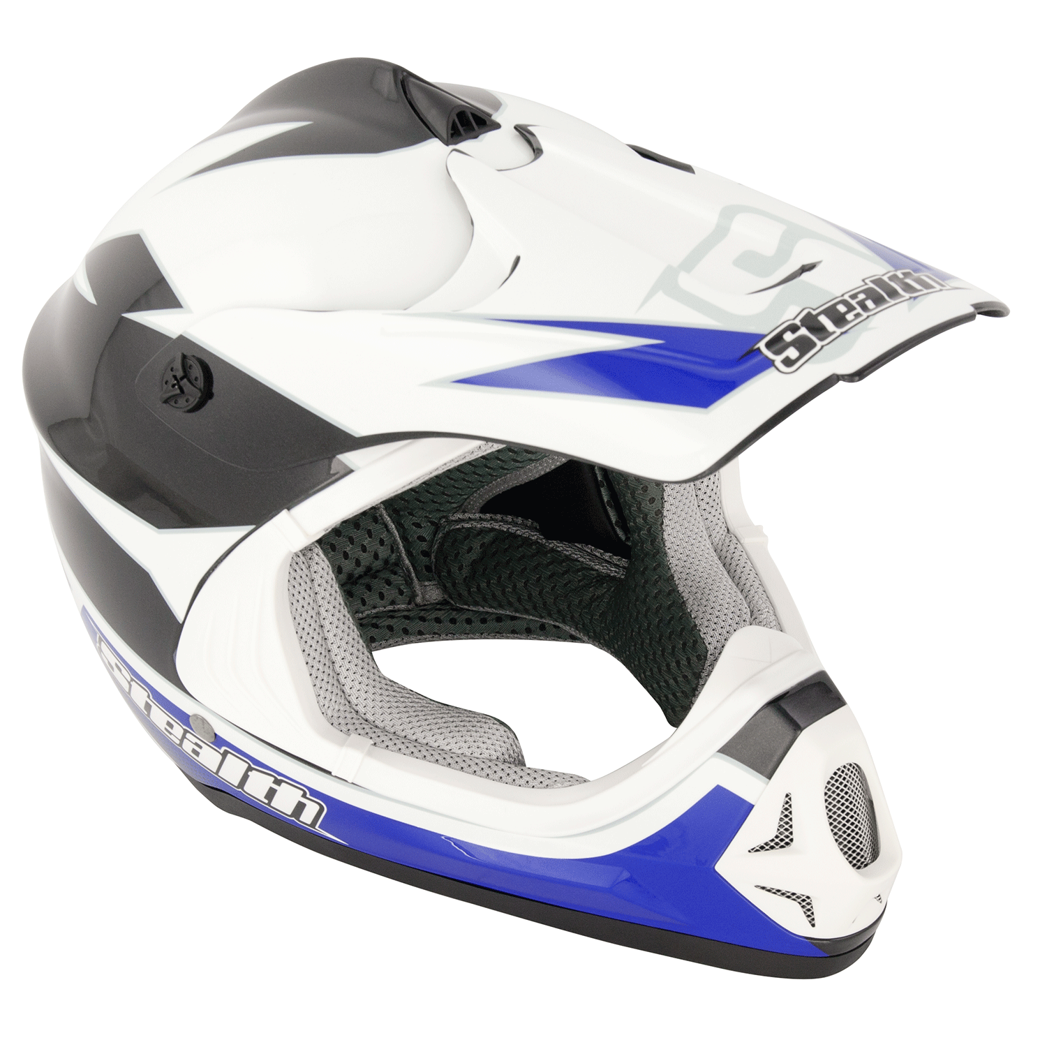 Stealth HD204 GP Replica Kids MX Helmet Blue