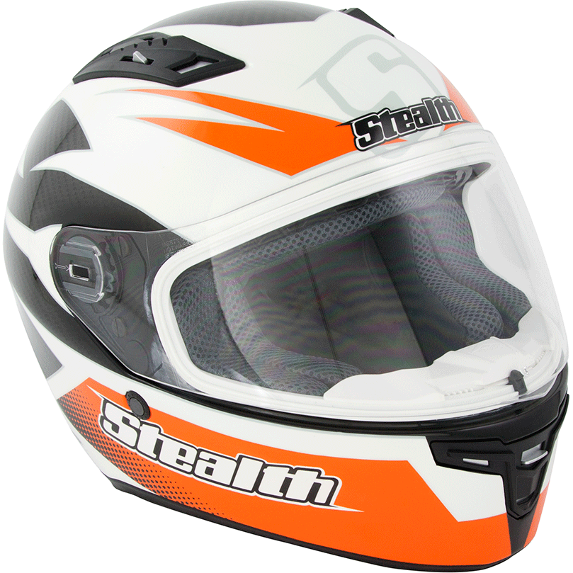 Stealth HD117 GP Replica Full Face Helmet Orange