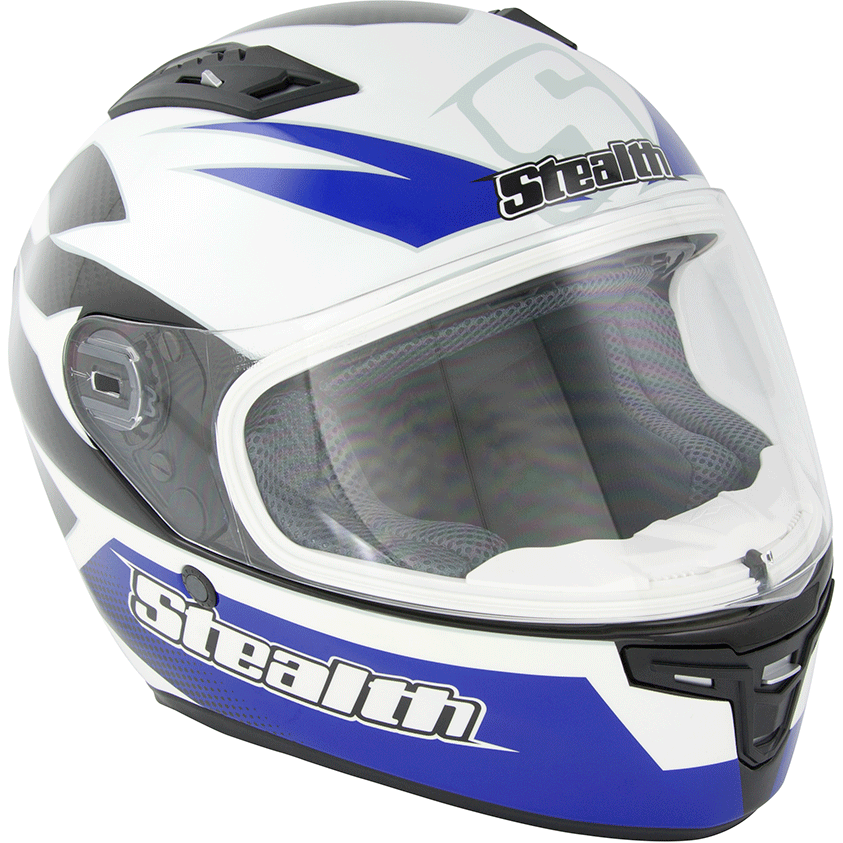 Stealth HD117 GP Replica Full Face Helmet Blue