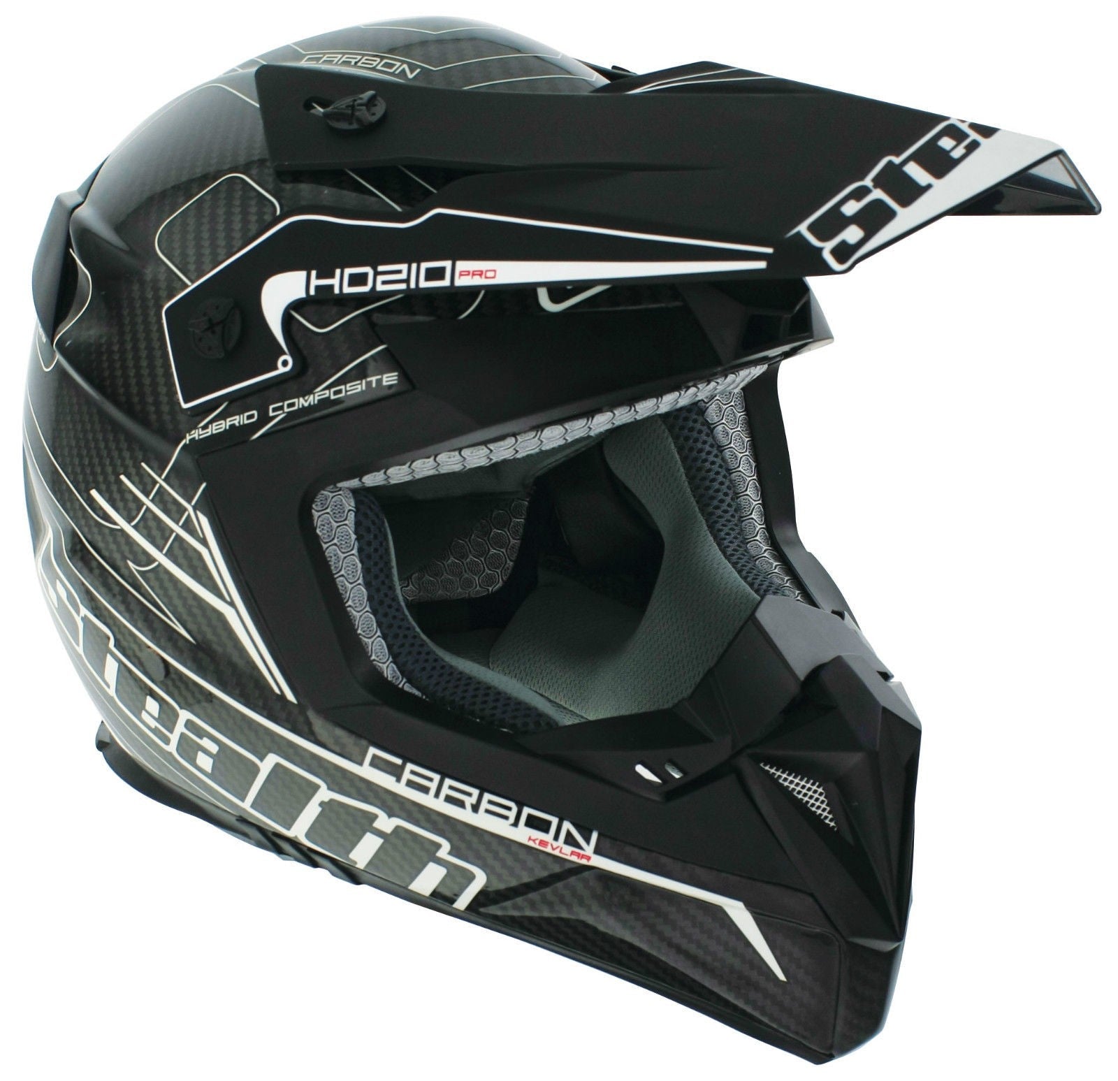 Stealth HD210 MX Helmet White