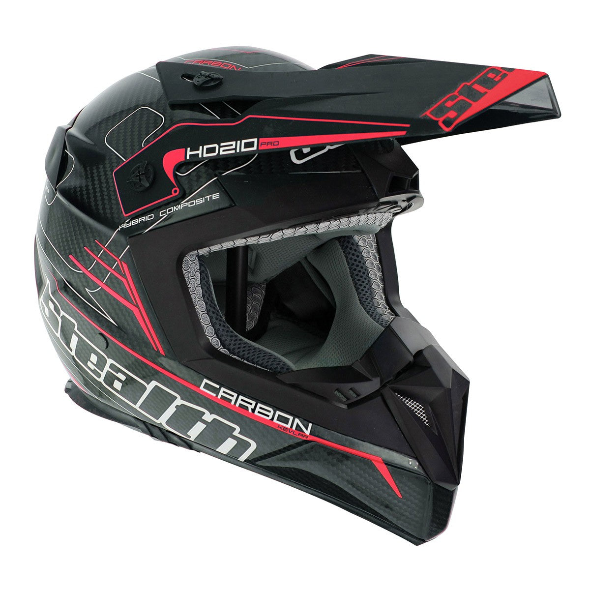 Stealth HD210 MX Helmet Red