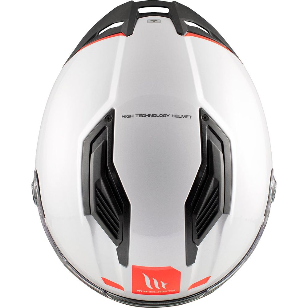 MT Stinger 2 A0 Full Face Helmet Gloss White - FREE UK Shipping, FREE 365 Day Returns | Moto Central