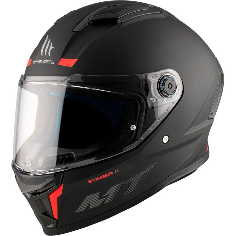 MT Stinger 2 A1 Full Face Helmet Matt Black