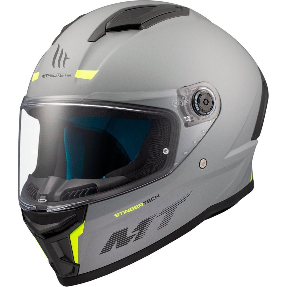 MT Stinger 2 A2 Full Face Helmet Titanium Matt Grey