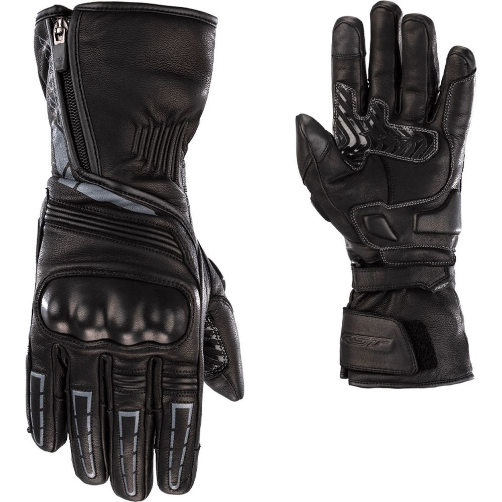 RST Storm 2 Leather CE Waterproof Gloves Black