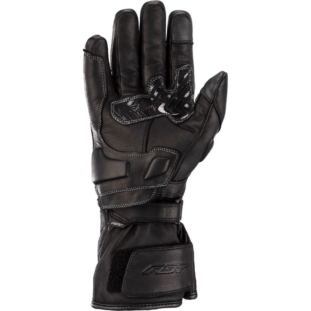 RST Storm 2 Leather CE Waterproof Gloves Black  - FREE UK Shipping, FREE 365 Day Returns | Moto Central