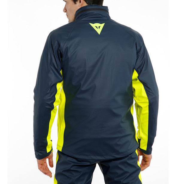 Dainese Storm 2 Rain Over Jacket Black Iris / Fluo Yellow