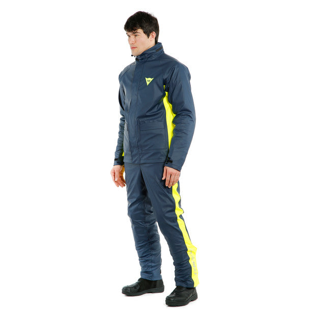 Dainese Storm 2 Rain Over Jacket Black Iris / Fluo Yellow