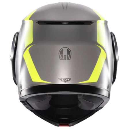 AGV Street Modular Resia Flip-Up Helmet Grey / Black / Fluo Yellow