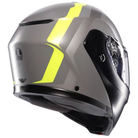 AGV Street Modular Resia Flip-Up Helmet Grey / Black / Fluo Yellow