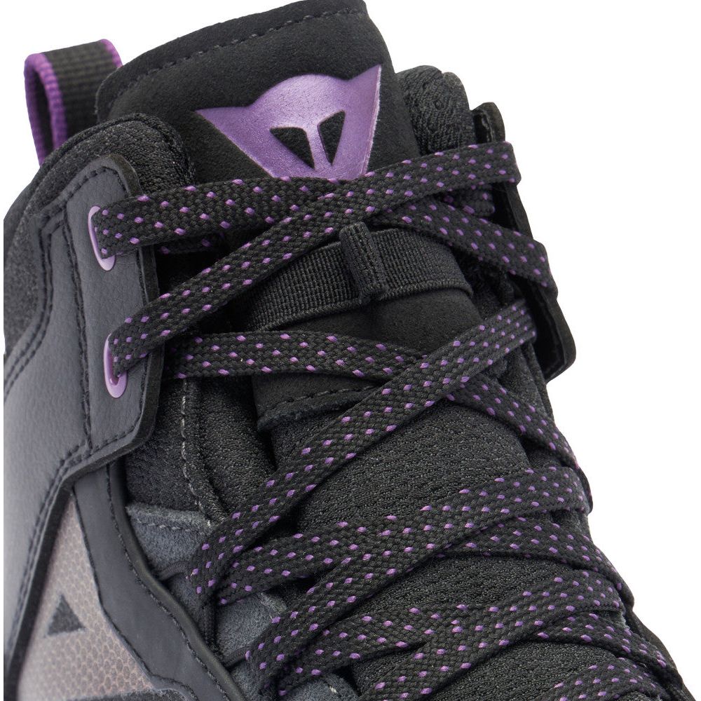 Dainese Suburb D-WP Ladies Shoes Black / White / Metal Purple