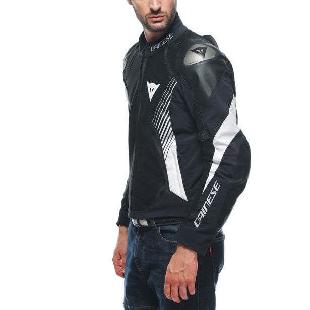 Dainese Super Rider 2 Absoluteshell Mesh Textile Jacket Black / Black / White