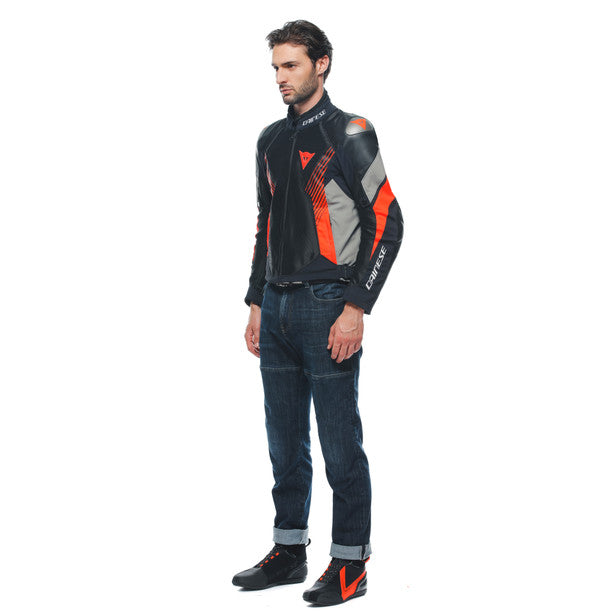 Dainese Super Rider 2 Absoluteshell Mesh Textile Jacket Black / Grey / Red