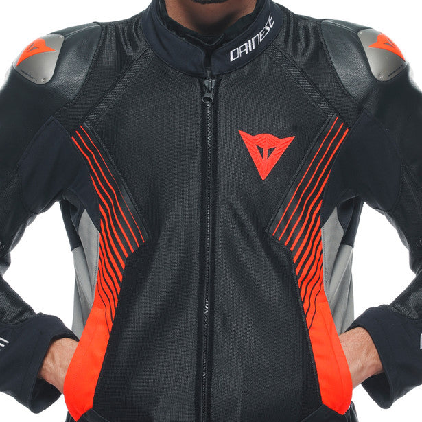 Dainese Super Rider 2 Absoluteshell Mesh Textile Jacket Black / Grey / Red