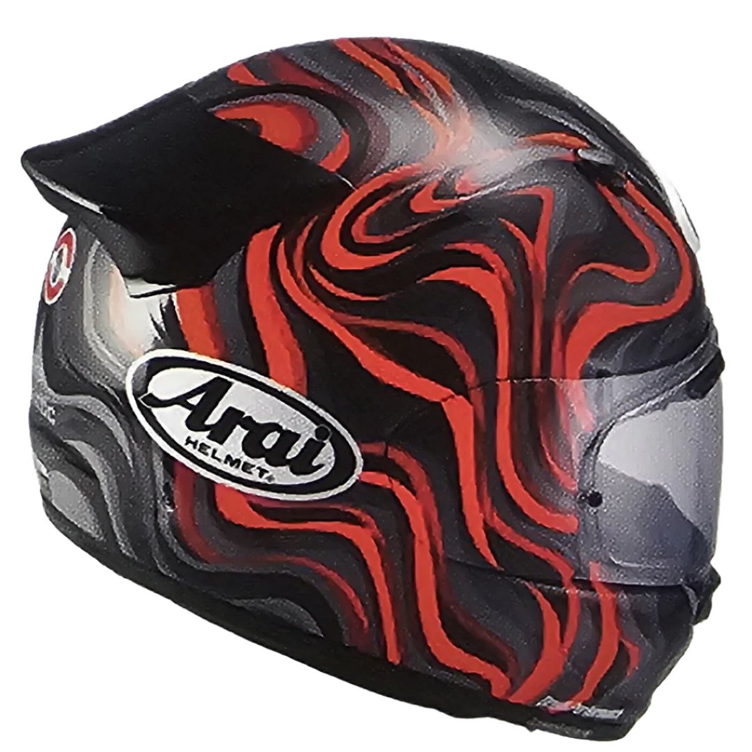 Arai Quantic Full Face Helmet Swirl Red - FREE UK Shipping, FREE 365 Day Returns | Moto Central