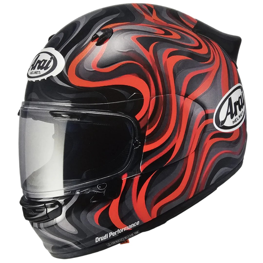 Arai Quantic Full Face Helmet Swirl Red